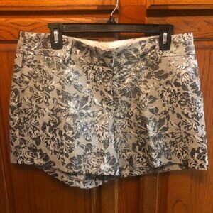 LC Lauren Conrad Gray Lame shorts size 12